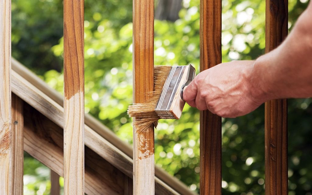 Deck staining cost