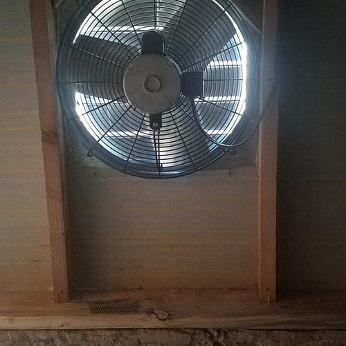 exhaust fan install