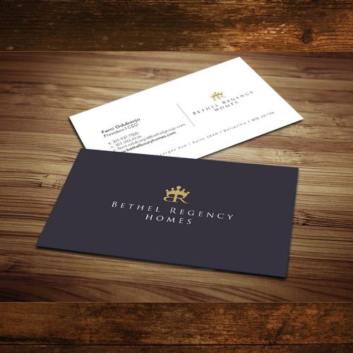 Business card design i did for Bethel Regency , re