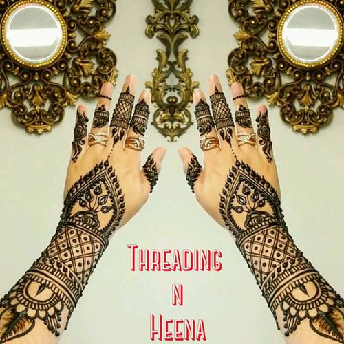 Modwrn indian bridal henna