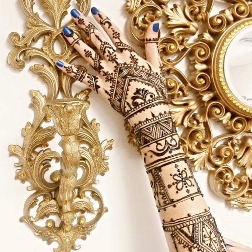 Moroccan bridal henna
