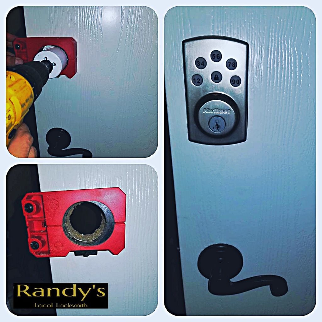 Another Kwikset keypad freshly installed and yet a