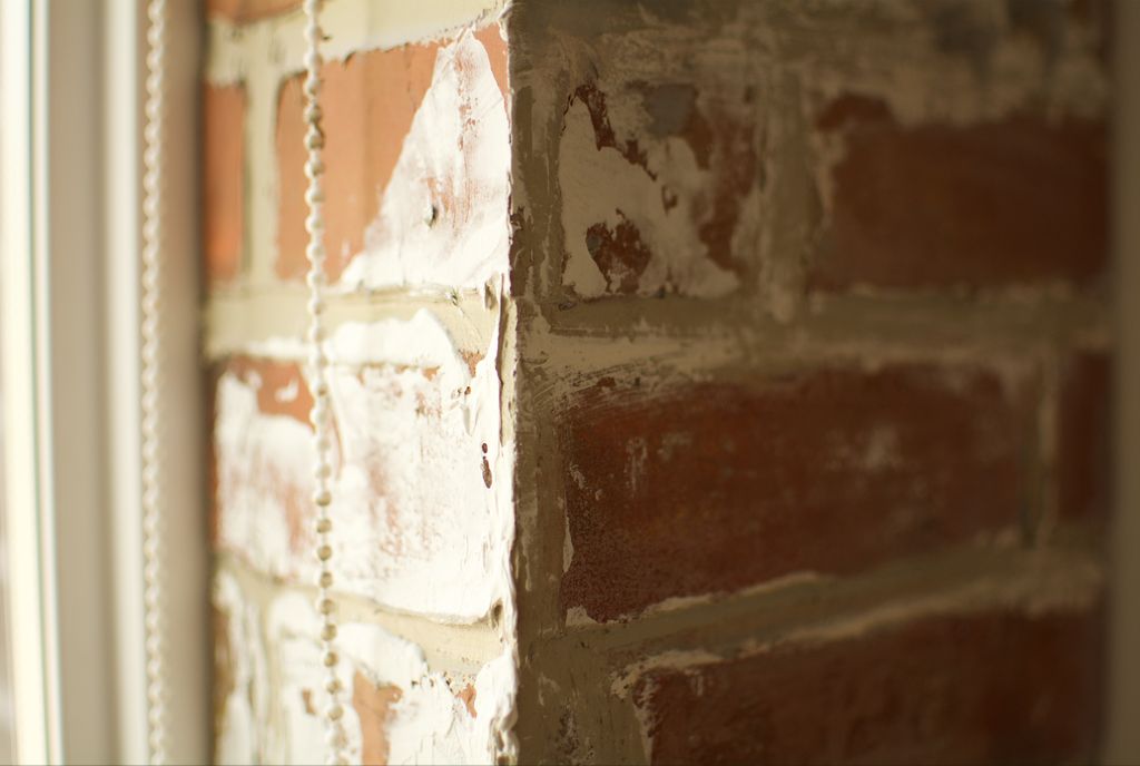 Faux Brick Wall #1  Rental Friendly 