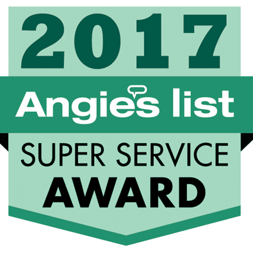 Angie's List Super Service Award Winner for 2017!