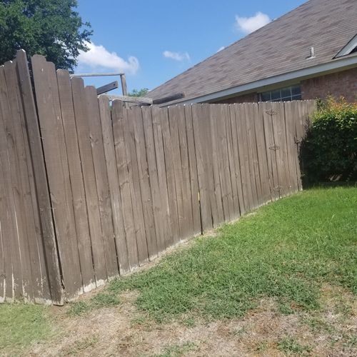 Before fence