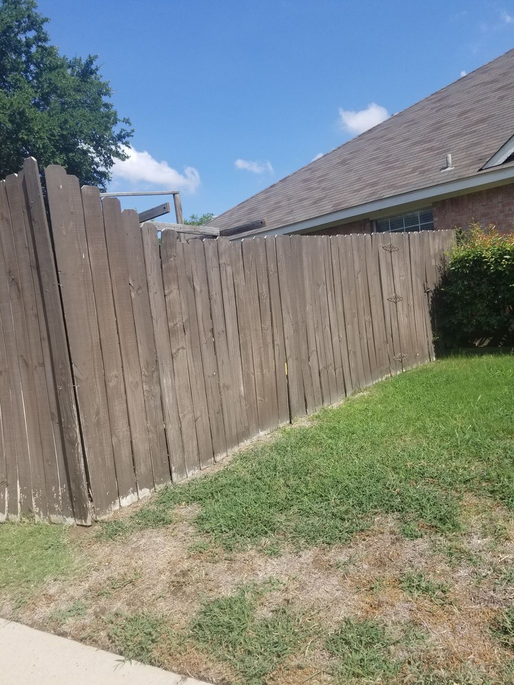 Before fence