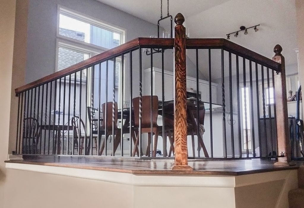 Custom iron railing fabrication and install 