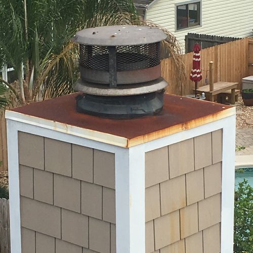 Rusted chimney cap or cover? We can help!