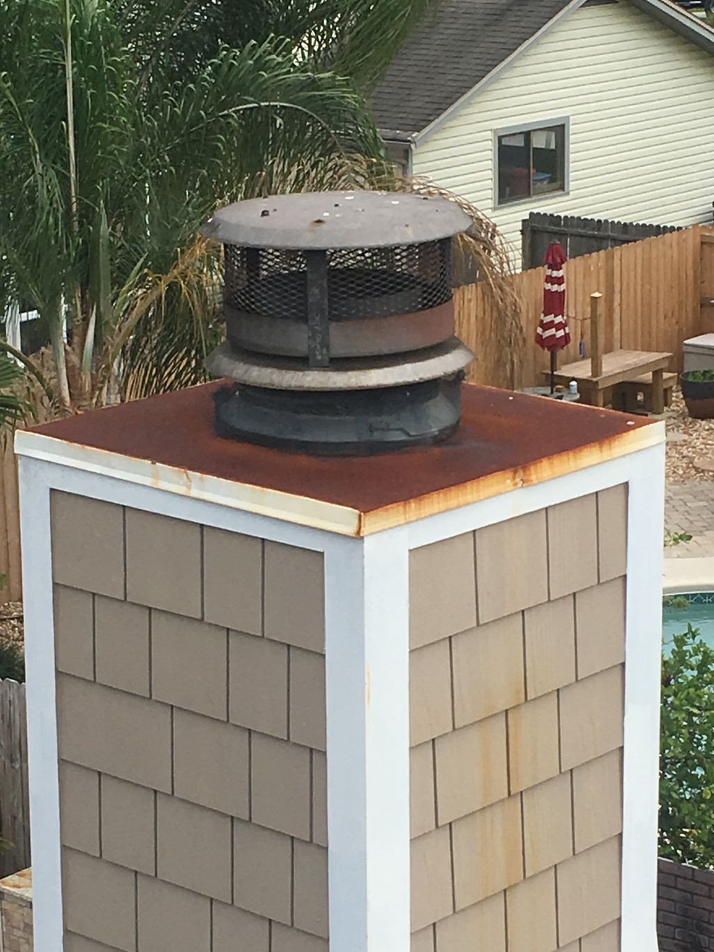 Rusted chimney cap or cover? We can help!