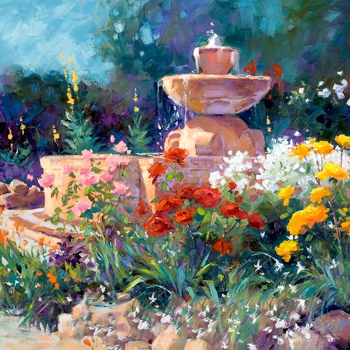 Rose Garden
Oil on canvas
16x20