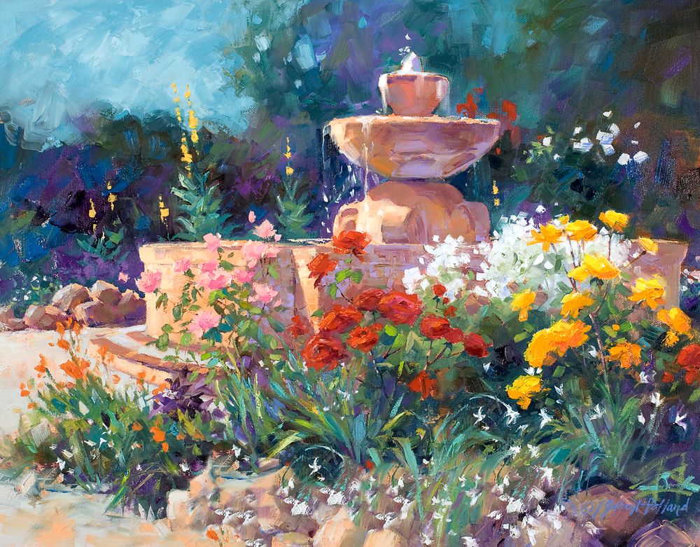 Rose Garden
Oil on canvas
16x20