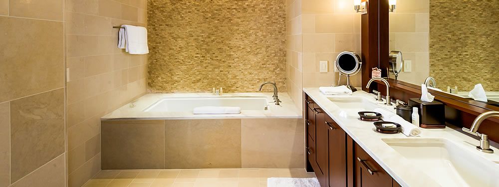 Master bathroom at Solaris Vail
