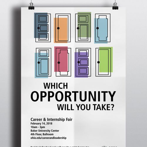 Career & Internship Fair Poster