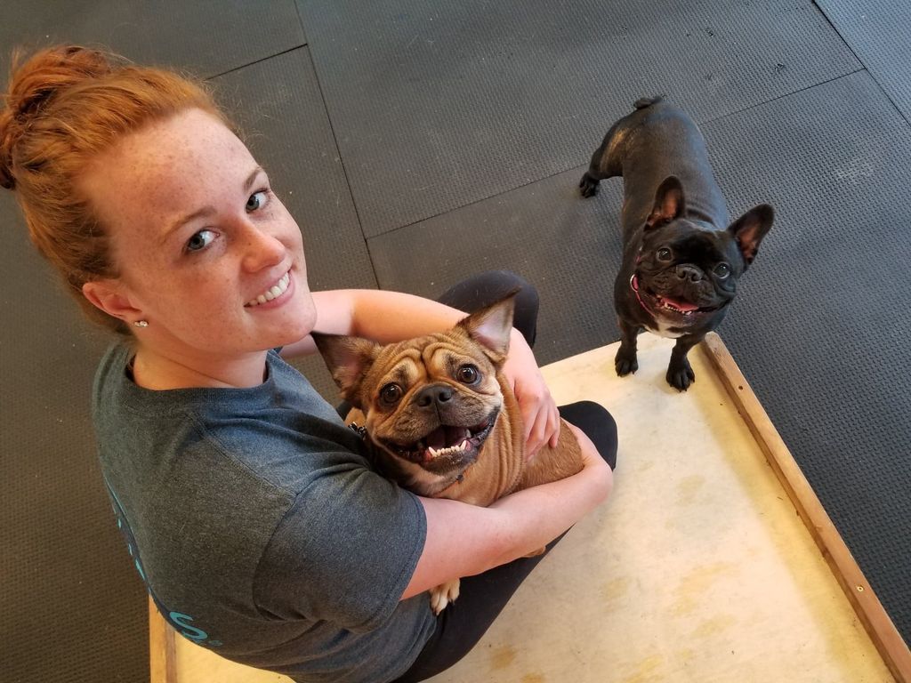 Assitant Trainer, Emelia with campers Stella & Cha