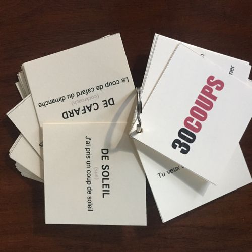 Set of flashcards about 30 idiomatic expressions u