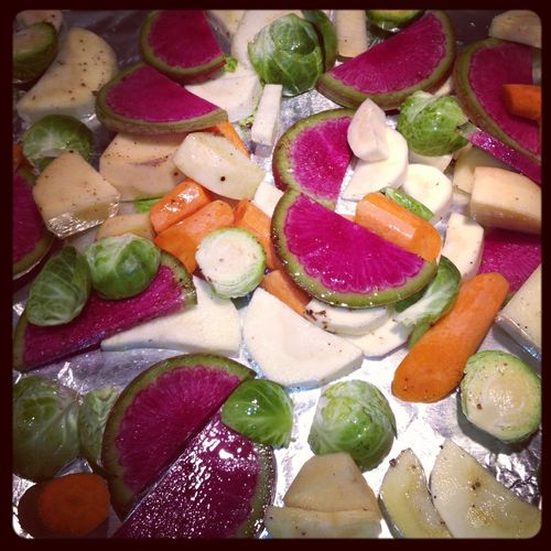 veggies ready for roast