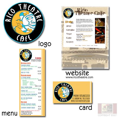 Logo, Website, Menu and Business Card by Sarah Fol