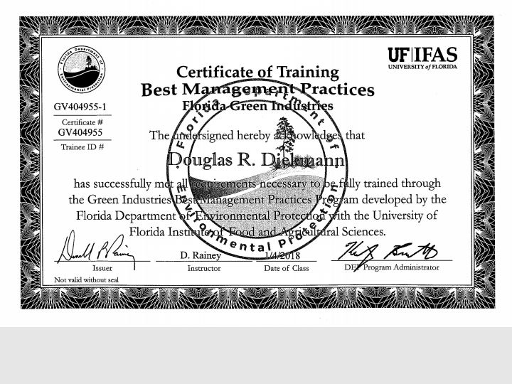 GI-BMP Certified