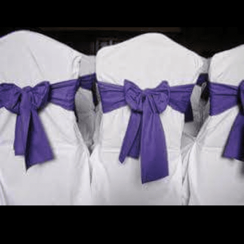 Chair Covers-$1.50
Sashes-$.50