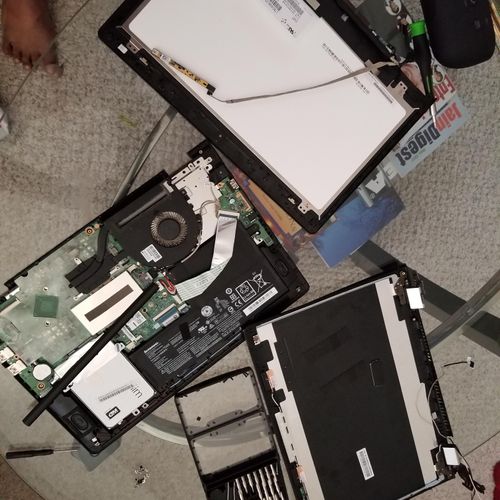 Laptop disassembly