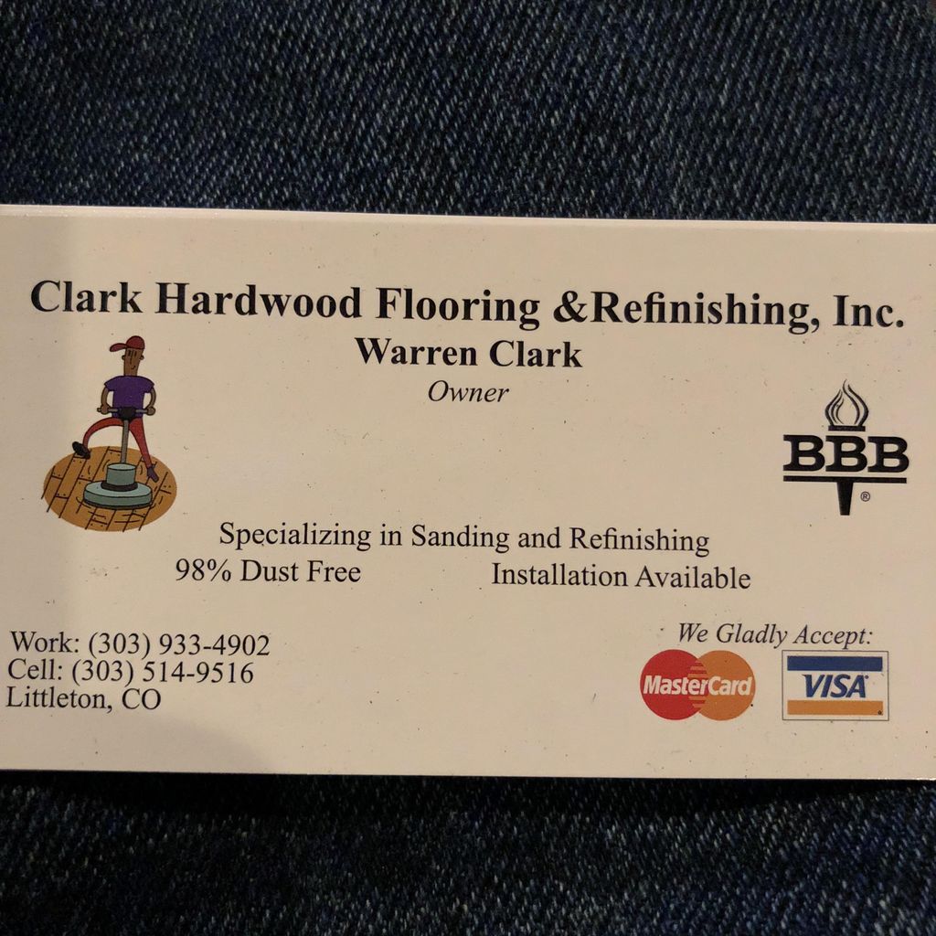 Clark hardwood flooring and refinishing