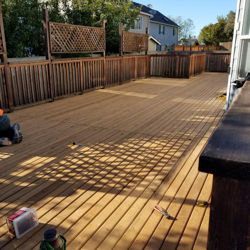 deck work