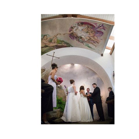 wedding at High Alpine Chapel
