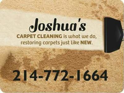 Avatar for Joshua's  Carpet Cleaning