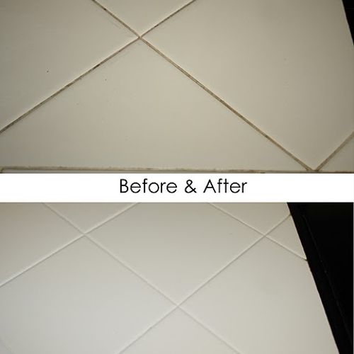 Grout and tile cleaning