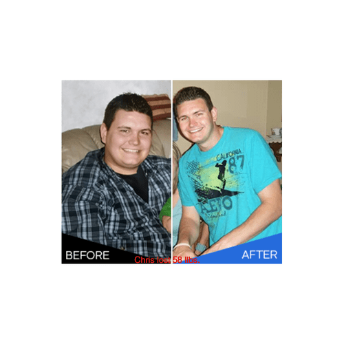 Chris lost 58lbs. using our Super Nutrient product