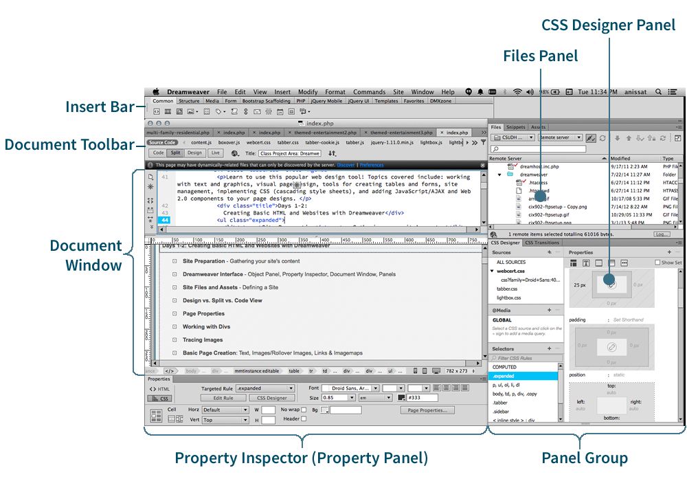 Projects and media