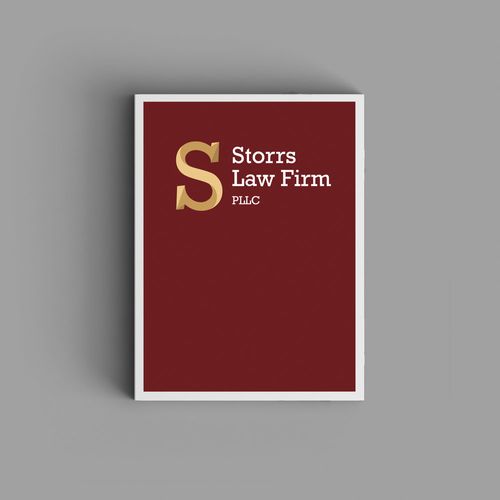 Branding and Pocket Folder Design for Storrs Law F