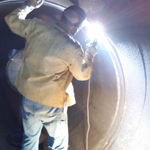 inside a pipe for GMP hydro plant proctor,vt