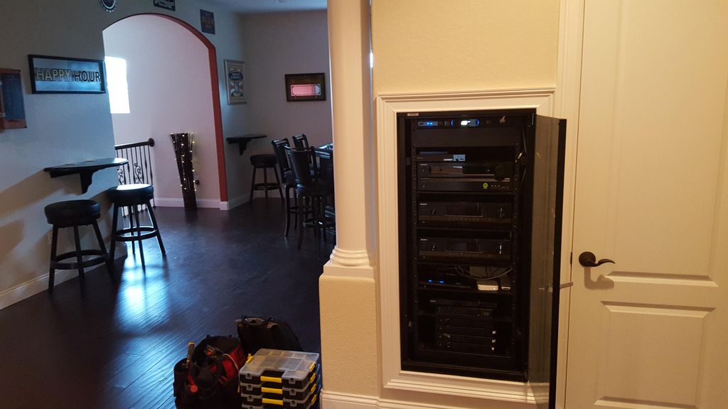 Equipment Rack Game Room