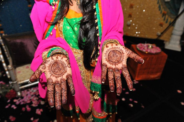 Customized Bridal Henna incorporating the couples 