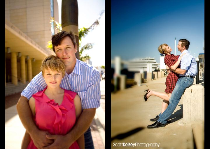 Downtown Fort Myers engagement photographer