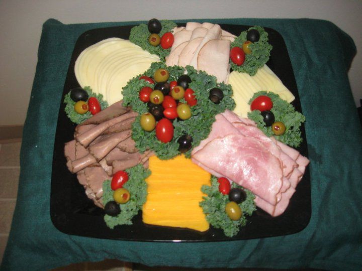 Meat and cheese tray