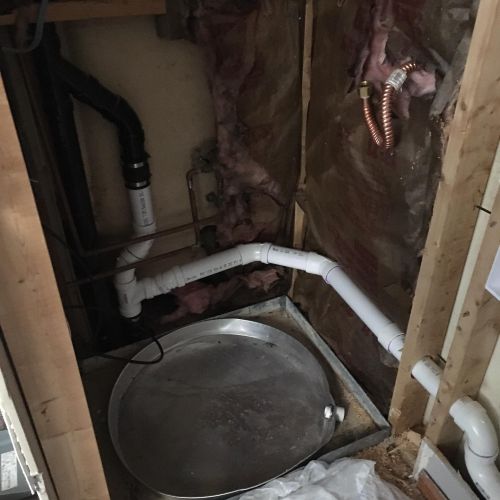 Added plumbing for extra washer hookups 