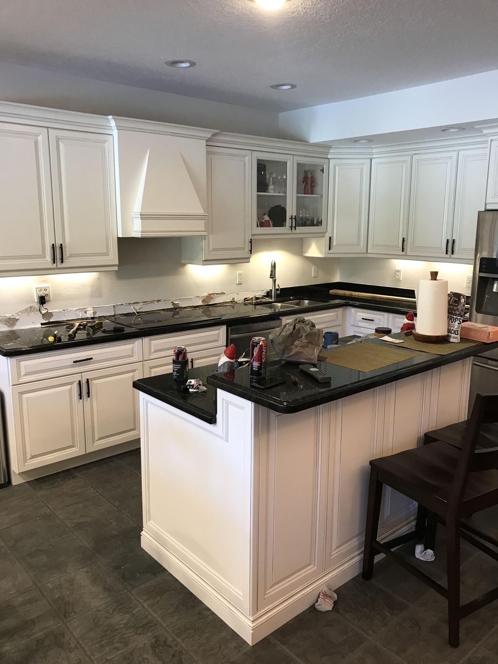 new backsplash & over/under cabinet LED lighting- 