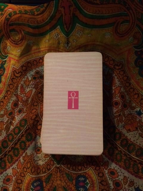 My tarot deck. Passed down to me from my mother. O