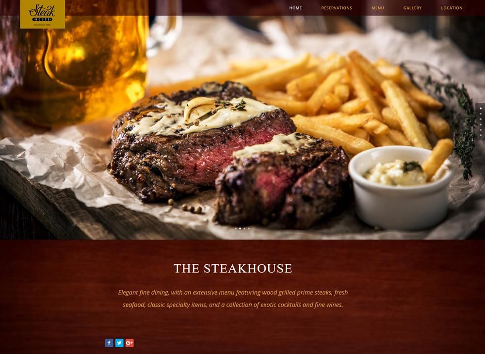 WordPress - Restaurant Demo Website