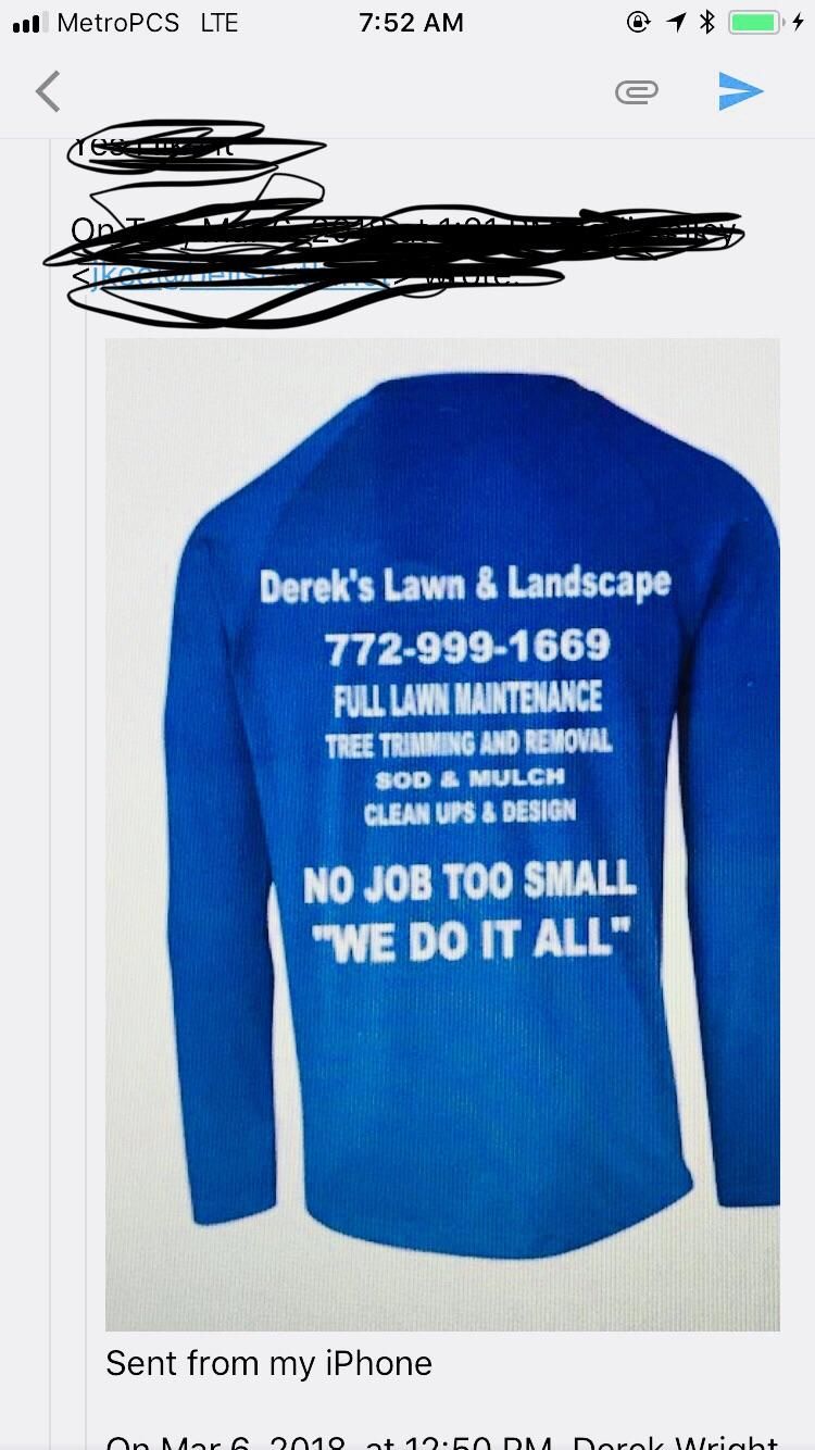 Derek’s lawn & landscaping service