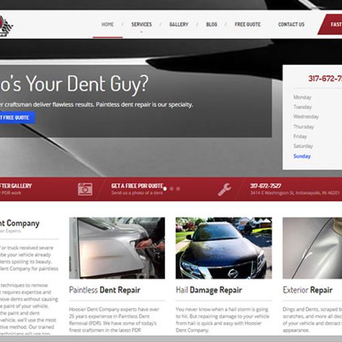 Hoosier Dent Company:

Complete Website Makeover (