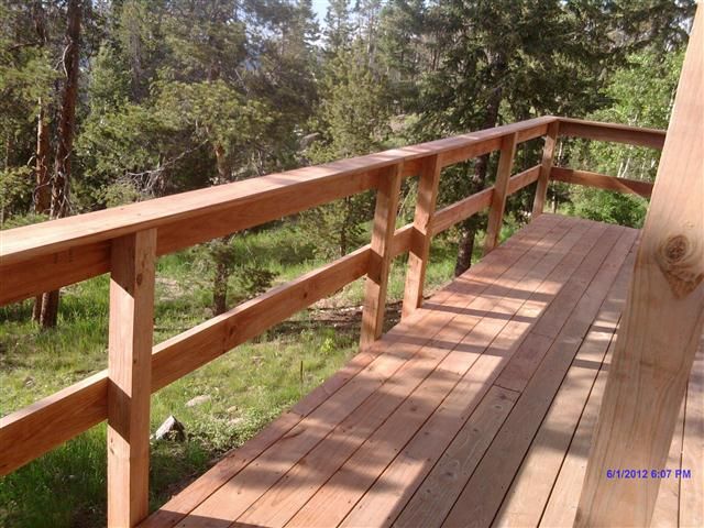 I was able to build out a nice deck for this famil