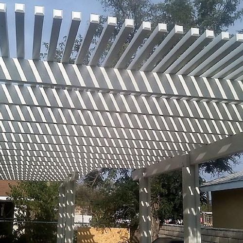 Duralum lattice patio cover (pix 1/3) Moreno Valle