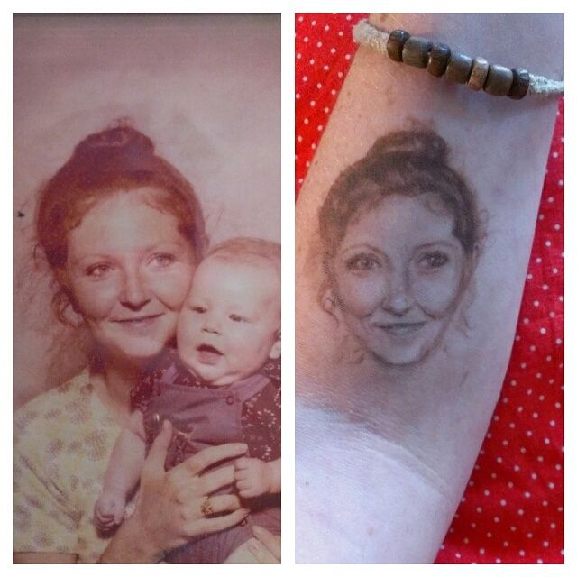 Portrait of my beautiful mother with Paradise face