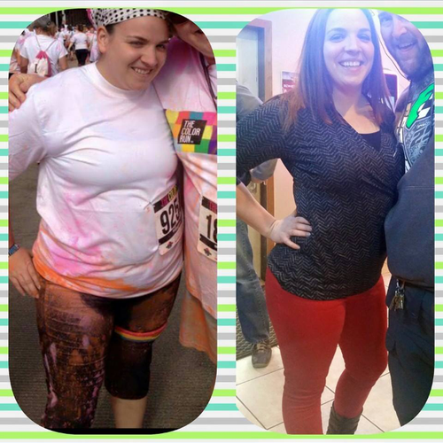 Amy M. -50lbs in about 8 months
