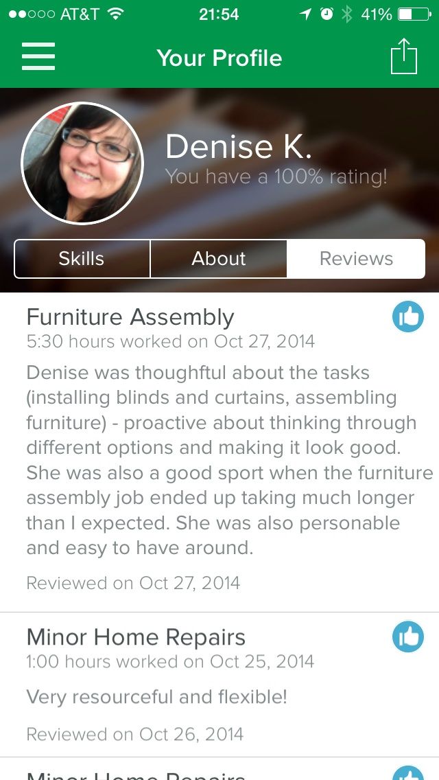45 Tasks--100% Customer Satisfaction!