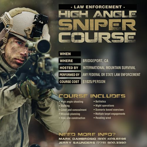 Sniper Course - Flyer