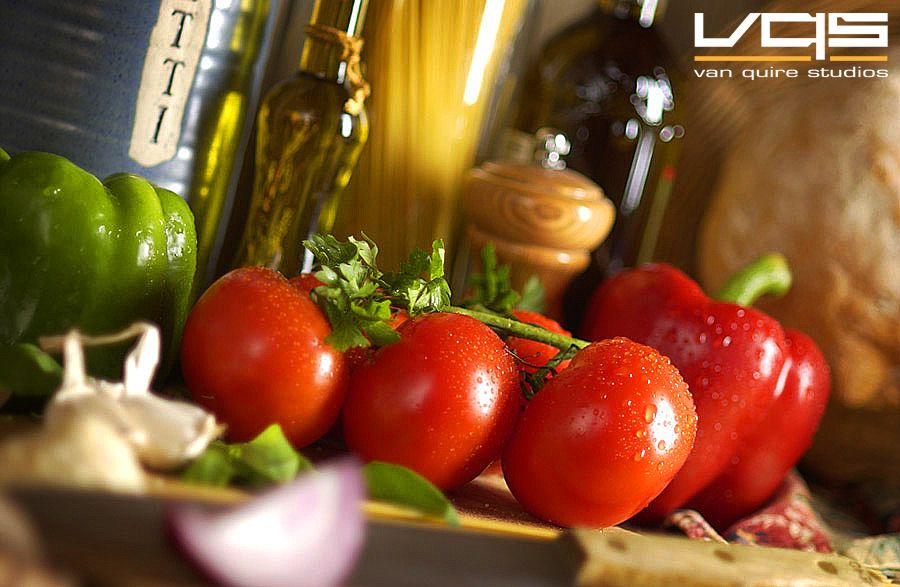 Food photography for grocery store signage